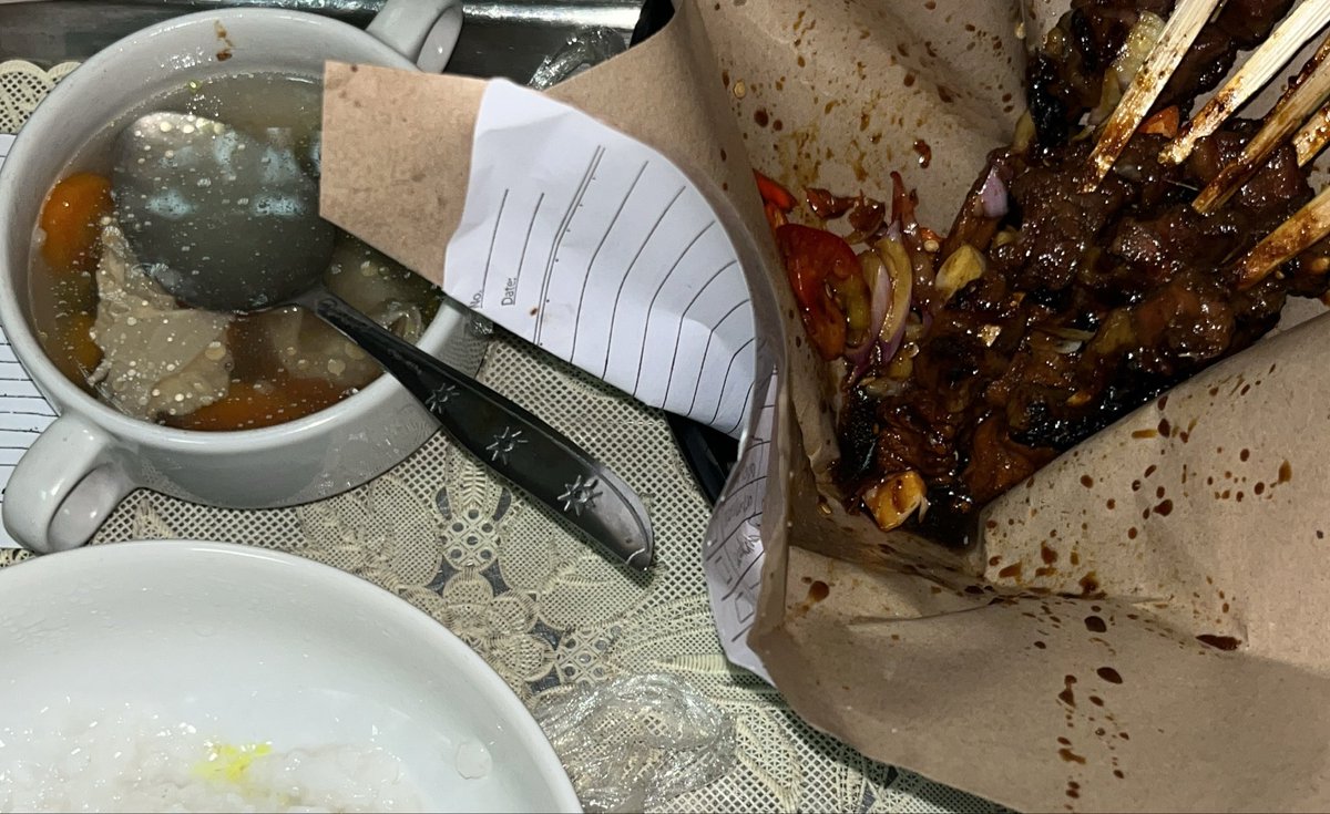 chlsjnr's tweet photo. me &amp; sate kambing against the world https://t.co/DNICEzIUig