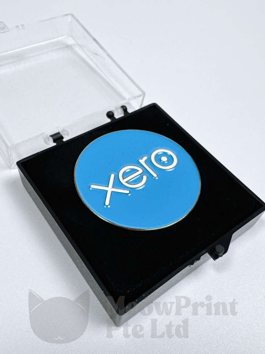 Meowprintsg's tweet photo. Custom hard enamel pins for Xero Singapore - precise colour match, quality finish. Corporate swag designed to be kept, not filed away.

See more: https://t.co/7KhCOIKdX1 https://t.co/YGVTEfwg0r