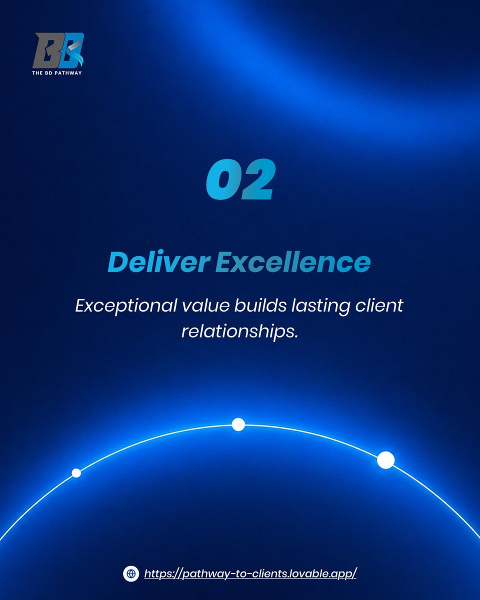 thebdpathway's tweet photo. 🚀 Success in business isn't just about selling—it's about creating value, building trust, and forming meaningful relationships.

 Ready to grow your business? Let's build success together.
.
.
.
#BusinessDevelopment #BusinessGrowth #GrowthStrategy #LeadGeneration #ClientSuccess https://t.co/6CEeEPb2I3