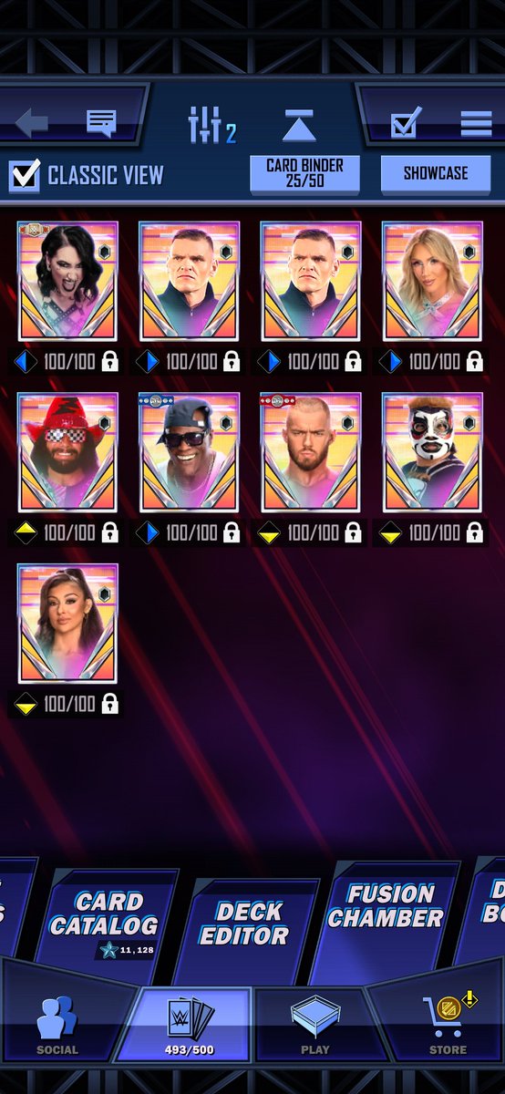 randylindley's tweet photo. @FUNKYT0WN49 @WWESuperCard I think its a pretty good start even got a pro gunther https://t.co/Op2hro9kUC
