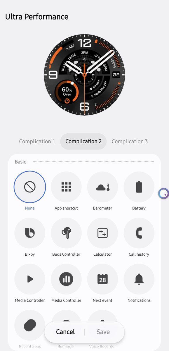 RohitT53ty's tweet photo. @GalaxyTechie thanks man for these!! but cant customise the complications (none is selected for all of them and i cant change it)
i have the watch 6 classic https://t.co/mtq1YN27PI