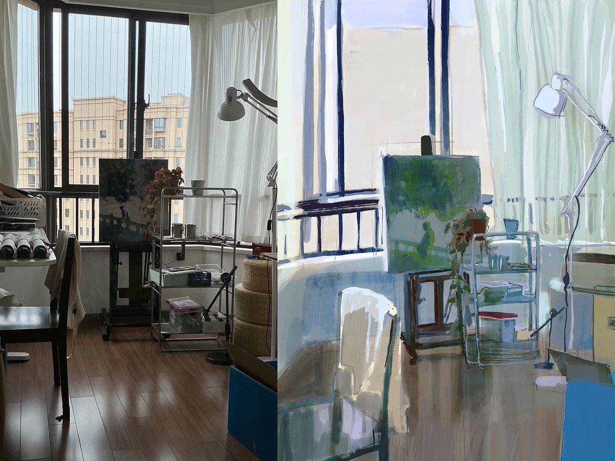 licheng199's tweet photo. 选了一些写生作品，分享我自己视角下的世界 https://t.co/kt0yTaL3ts
