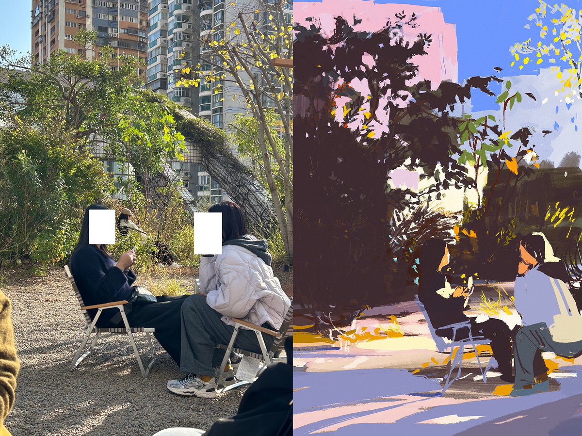 licheng199's tweet photo. 选了一些写生作品，分享我自己视角下的世界 https://t.co/kt0yTaL3ts