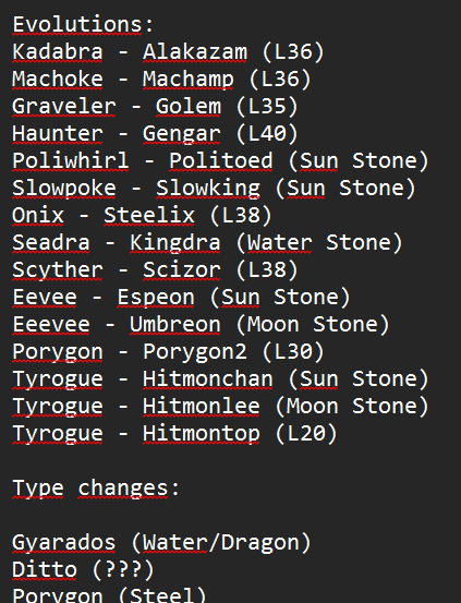 kagariink's tweet photo. pokemon info changes https://t.co/Ykw0YYMhEu