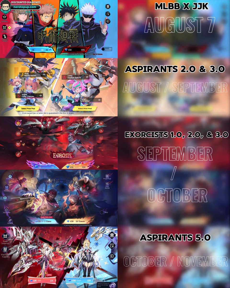 xcalibur_ml's tweet photo. Upcoming Events Schedule

Note: Subject to change https://t.co/tQx7z21UMU