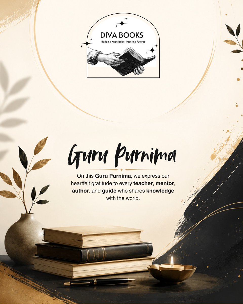books_diva's tweet photo. Happy Guru Purnima!

To every teacher, mentor, and author, thank you for inspiring minds and sharing the gift of knowledge.

Team Diva Books wishes you a joyful and blessed Guru Purnima.

#gurupurnima #divabooks #knowledgeofself #authors #publishing #bookstore #learningbydoing https://t.co/mquSsqLFRc