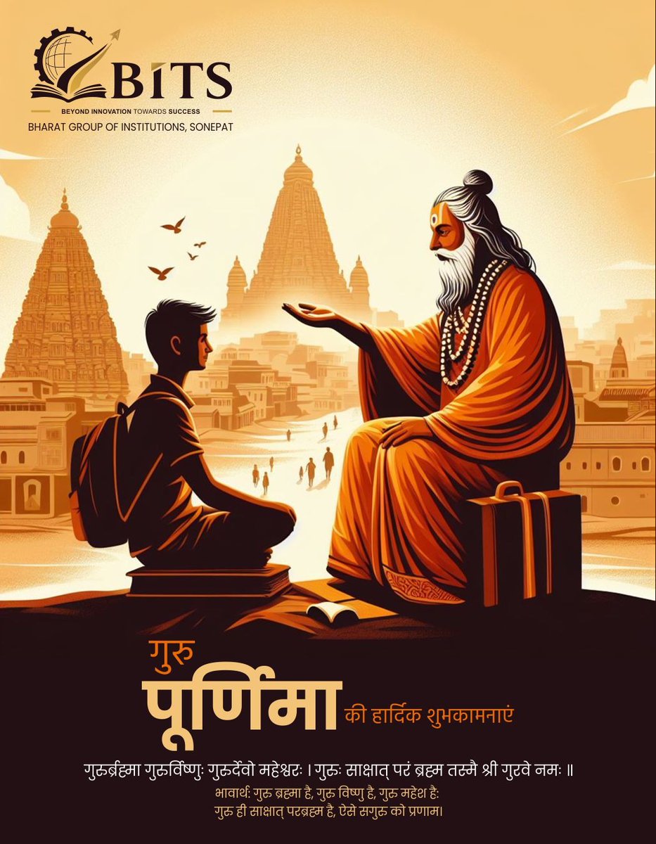 bitssonepat's tweet photo. 🌼 On this sacred occasion of #GuruPurnima, we express our heartfelt gratitude to every teacher and mentor who inspires, guides, and empowers us to achieve our dreams.
🙏 Happy Guru Purnima!
#BITS #Education #Gratitude #Teachers https://t.co/MNOZjxtCkv