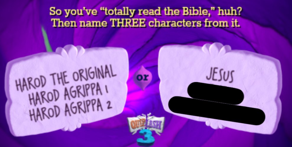 _entertain_my's tweet photo. #jackbox #jackboxtv #quiplash
the unblurred answer was my dad and the other one is me ๐ https://t.co/CNUOh3vS9z
