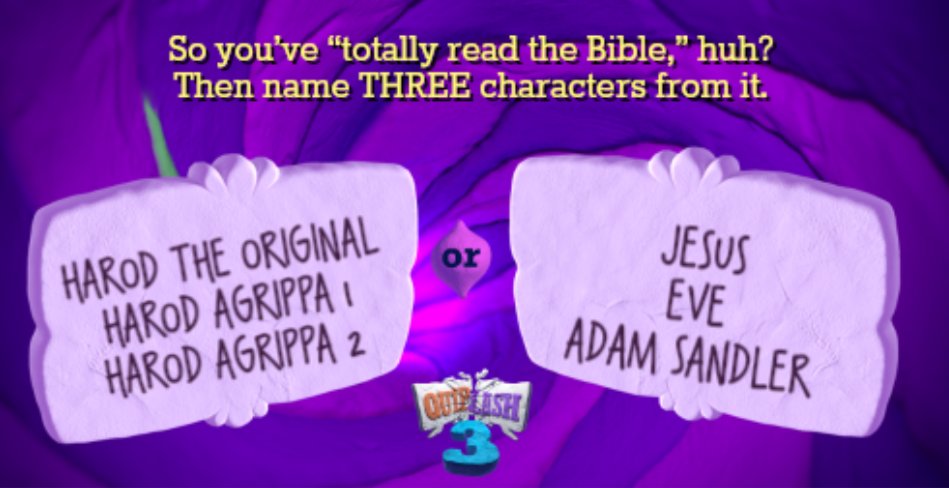 _entertain_my's tweet photo. #jackbox #jackboxtv #quiplash
the unblurred answer was my dad and the other one is me ๐ https://t.co/CNUOh3vS9z