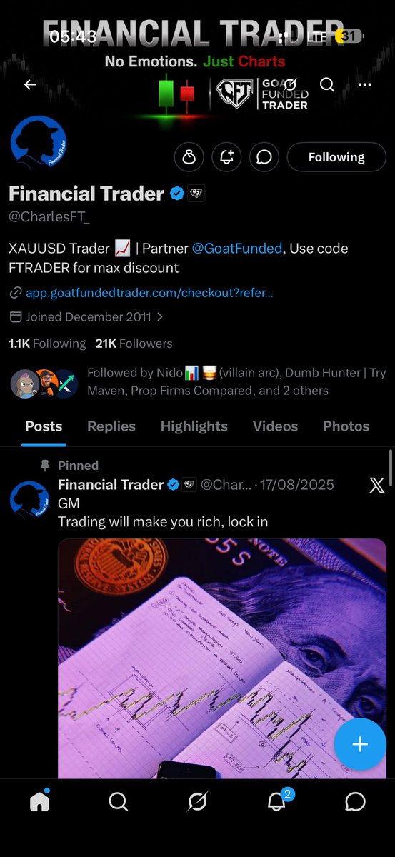 itsholupy's tweet photo. @oderflow_Trader @Wickzera2 @FTMarketslive @Ye_FTM @CharlesFT_ Let go ✅ https://t.co/5YRZG8gm7n