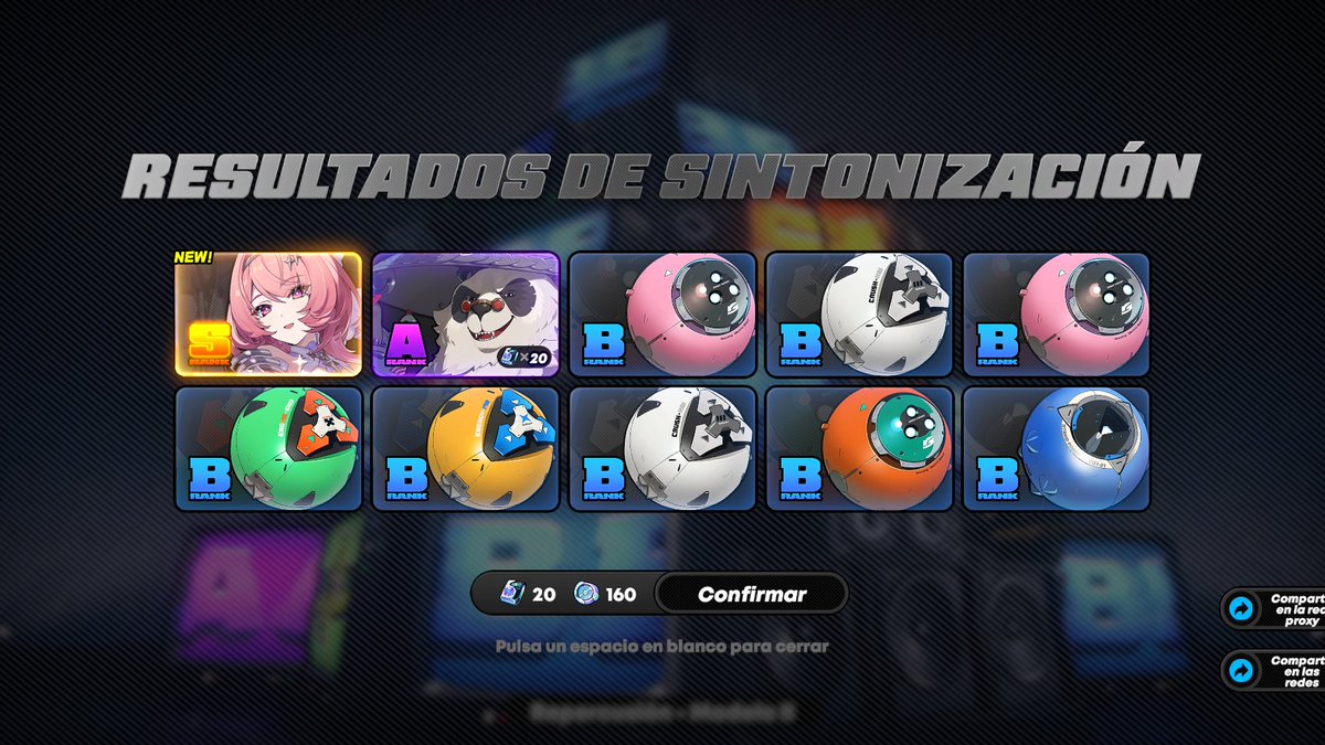 Borggan_'s tweet photo. Agradecido con padre Zenless Zone Zero que me volvió a dar un doble rango S, me llevo a la tirada 75 ganando el 50/50 y me dio la M1 de Remielle en la pull 6🎊😃 https://t.co/WUNhRPcgyX