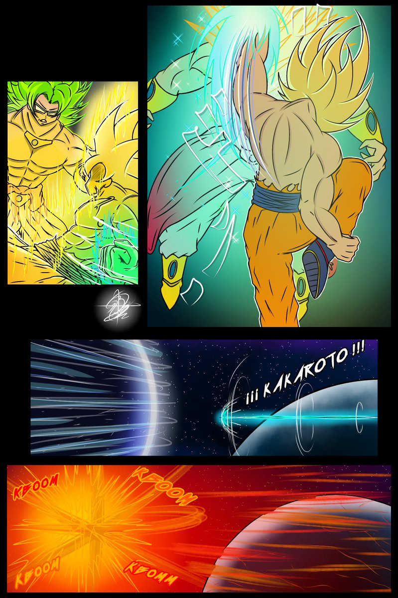 ElTioBenyi's tweet photo. Broly-War Remake 
-Página 6

Y siii después de tanto tiempo saco una página jajaja
Interesante en cómo mi coloreado a mejorado bastante y no se por que lo siento muy similar con el nuevo ataque para el Goku fin del Sparking Zero xd https://t.co/ocP8chbAmT