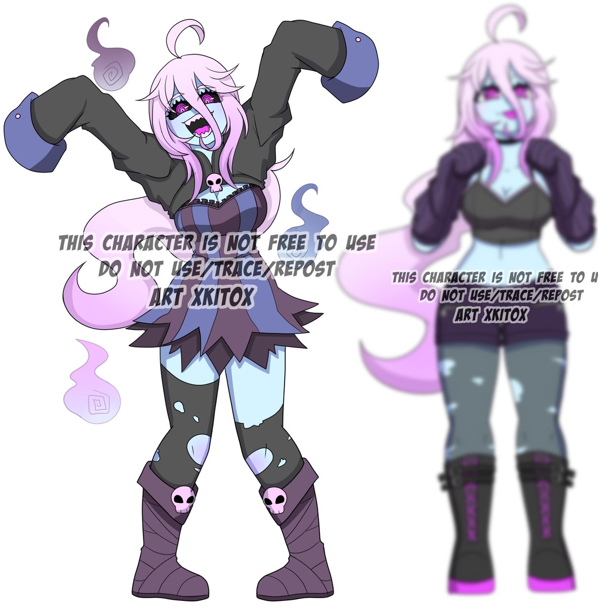 XKit0xX's tweet photo. ADOPTABLE !!! 75 USD !!
Un oc fantasma bien cute y adorable !! 
.
.
Si te guata bnha incluye una ficha de personaje, si no, esta bien uwu puedes usar libremente para lo que gustes una vez lo compres.

#adoptable  #bnhaoc #vtuber https://t.co/C8z5hrRZea