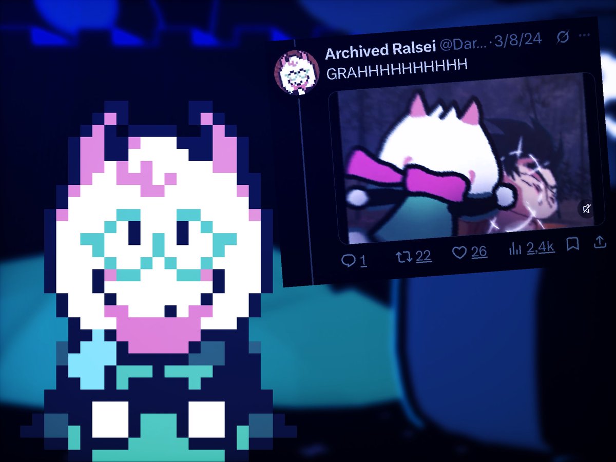 Ralsei tweet media