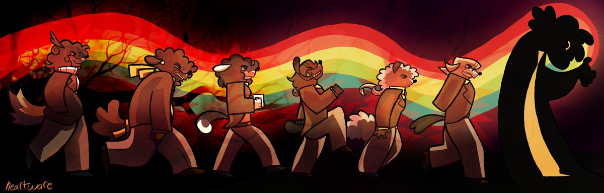 heartware_'s tweet photo. ⚠️⚠️⚠️oc slop alert🚨
working on a webcomic for these guys by the way hello world https://t.co/68rqOZ3p5z