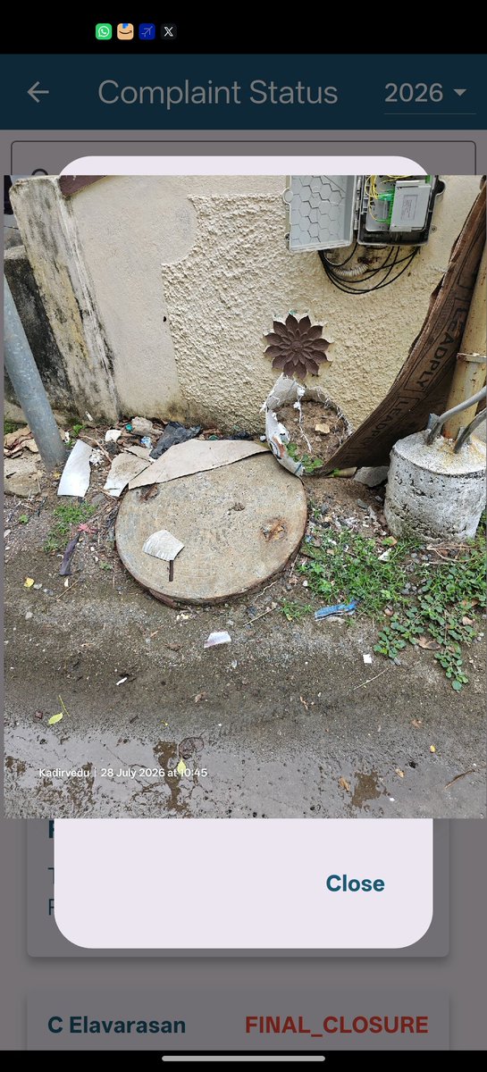 ela_prince's tweet photo. @chennaicorp Pleasantly surprised to notice prompt action by the GCC. Yesterday I complained in Namma Chennai app to remove debris near my house in Madhavaram-Ward 25/7/3. The Sanitary inspector Mr Gokul gave me a ring on the issue. By evening debris was removed. Well done GCC. https://t.co/62TUrah0pt