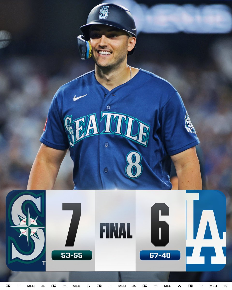 MLB's tweet photo. The @Mariners crush 5 homers to take the series opener! https://t.co/frEq9I9I6f