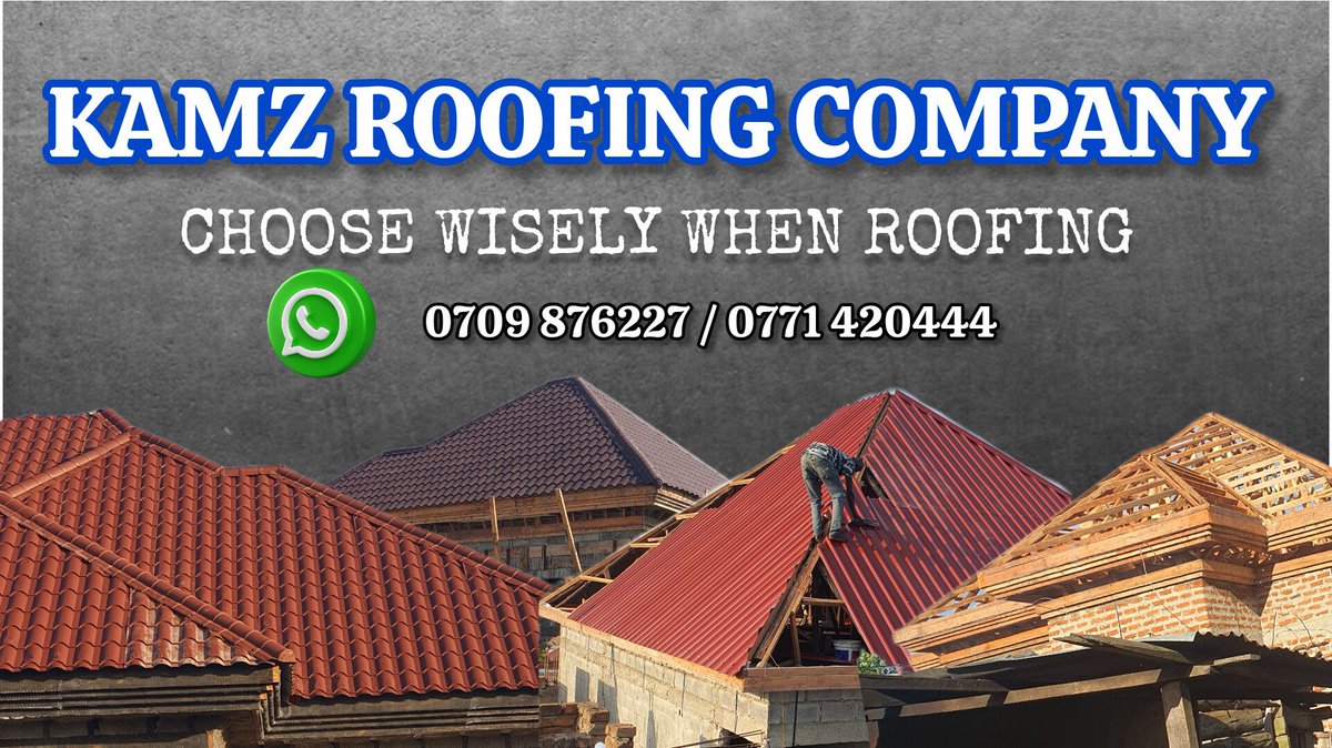 roofwithus's tweet photo. @agribussiness1 Follow the KAMZ ROOFING COMPANY channel on WhatsApp: https://t.co/8cZ6u7vyuL https://t.co/UR6c0GDVi4