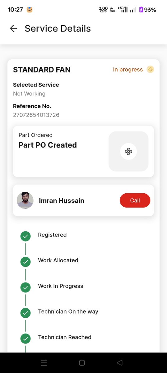 jaimishra11's tweet photo. @HavellsCare360 @havellsindia Complaint no. 1st complain no. 17072653717844 and 2nd complaint,27072654013726 both are not done but technician are fake attempt work with work showing work are done. https://t.co/x6YeYBMP7e