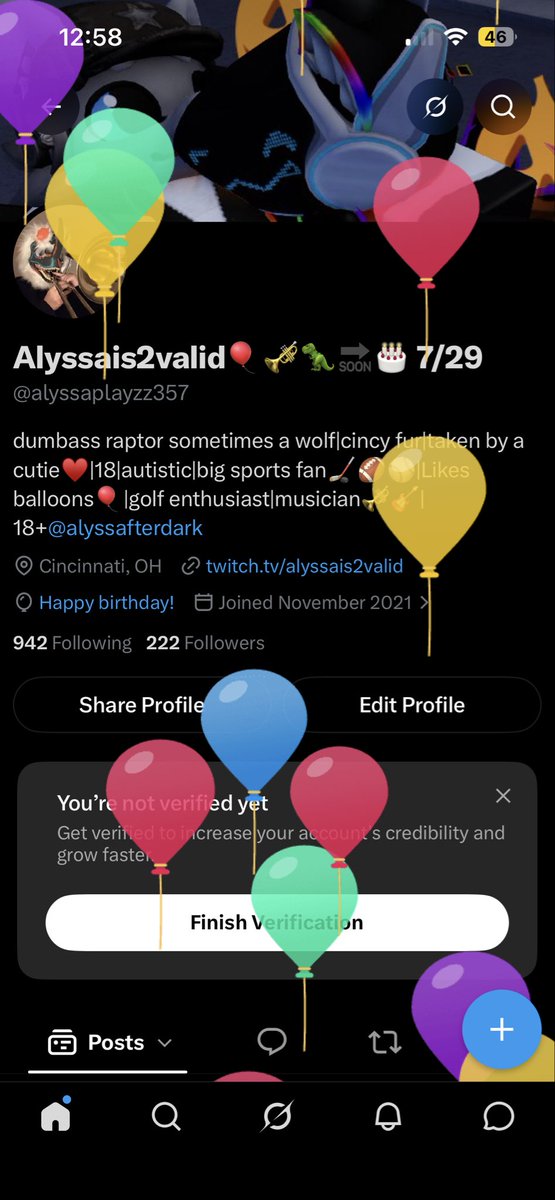 alyssaplayzz357's tweet photo. Balloon day!! Also I think I might’ve caught a couple of the balloons but who knows 🤔 https://t.co/8ZjCXego7n