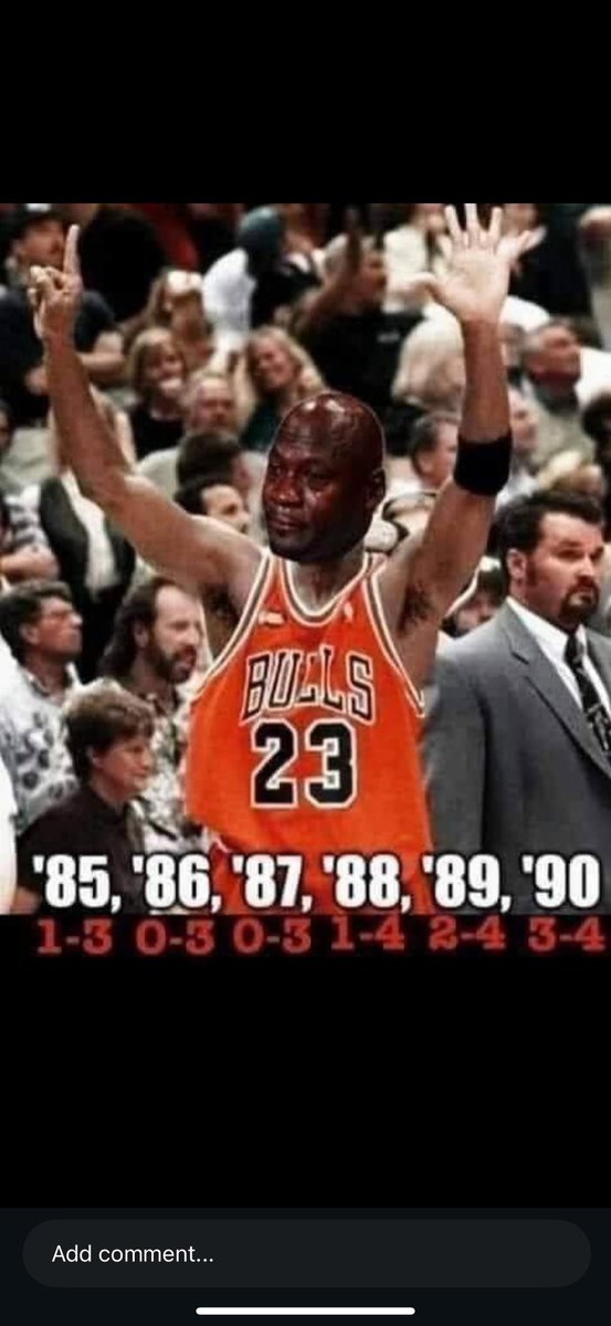 MonkeyDLebron's tweet photo. @senatejr But you erase Jordan’s first 6 season??? https://t.co/sEWLIBuiig