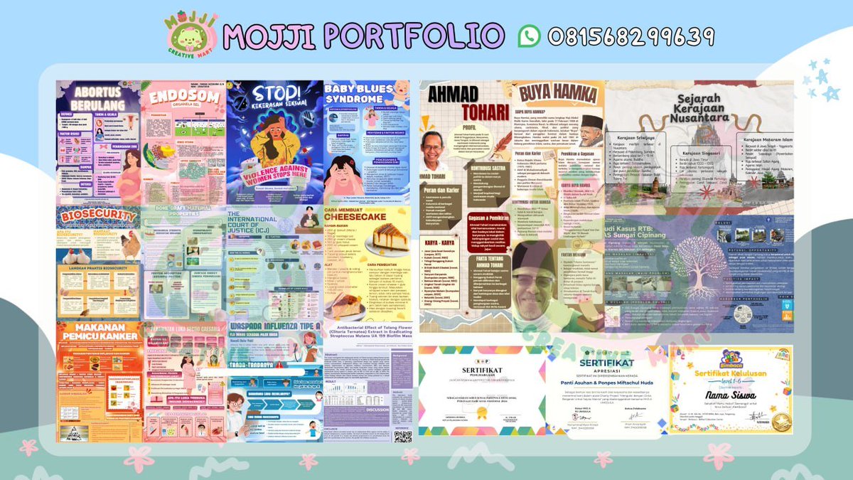 mojjimart's tweet photo. Hellooo! Lagi butuh desain / video edit? 👀✨ Mojji siap bantu bikin sesuai request kamuu 🤩

🎨 Poster, PPT, banner, feed, invitation, dll.
🎬 Reels, TikTok, video tugas, promo, &amp; short video (porto wa)

< 💌 > order: https://t.co/W19oEqWXkw

#bealanja https://t.co/9bzJ8wJFt8