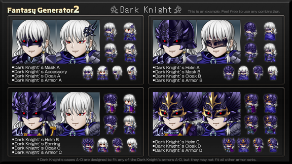 DOTseisaku's tweet photo. 騎士好き必見👀
#ドット絵制作所 の #RPGツクールMZ（RPG Maker）向け
新作DLC【ファンタジージェネレーター2 – 騎士防具編】7/30発売！

西洋風ファンタジーに欠かせない『鎧の騎士』

【騎士】【重装騎士】【聖騎士】【暗黒騎士】【竜騎士】【魔法騎士】

騎士が登場するゲームデザインに最適！ https://t.co/IUnYS2RQ0y