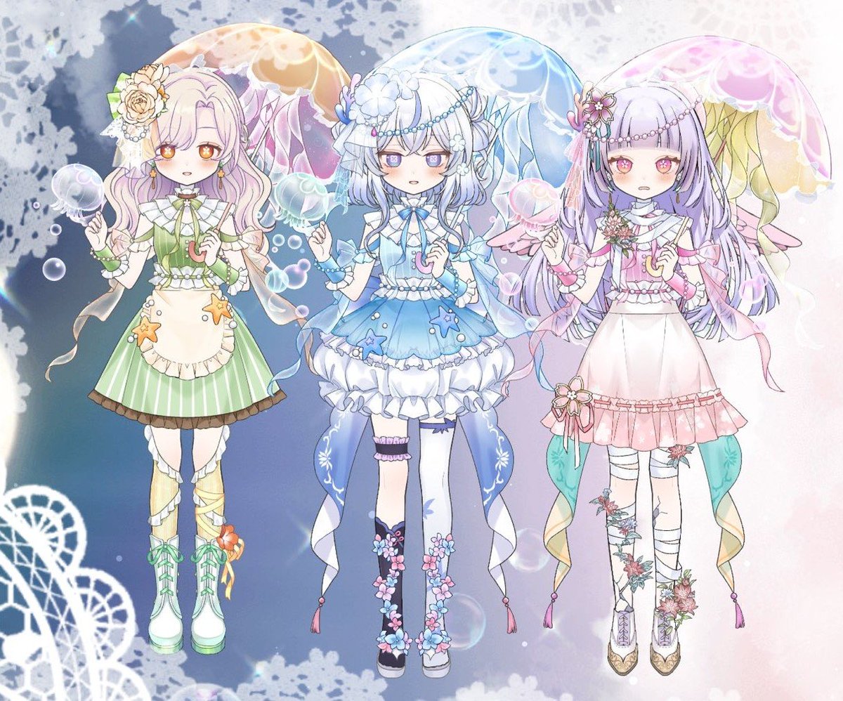 pu_warc62's tweet photo. レイドロ三姉妹！！

#シュガードール https://t.co/mFXoRrkXQp