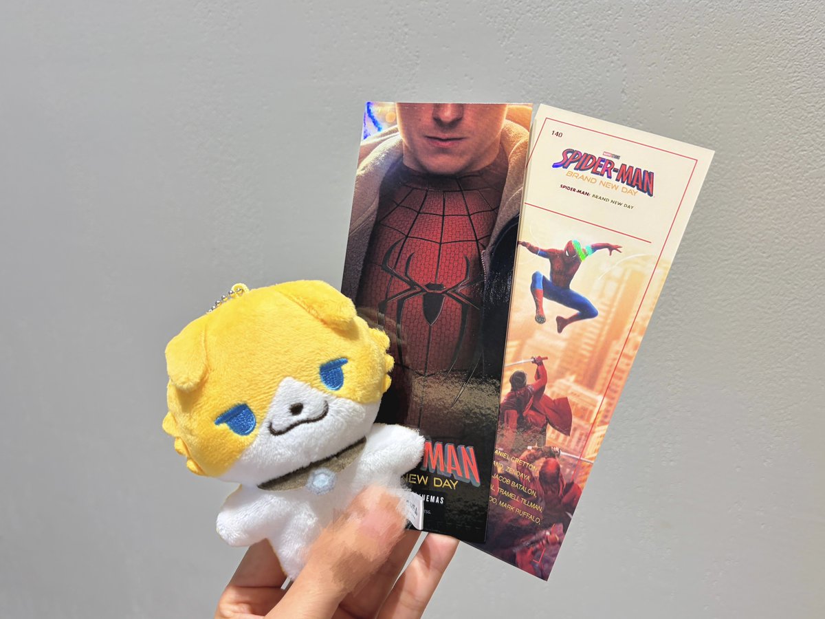 on__wn's tweet photo. エビタウンと一緒に新作のスパイダーマン観てきました🕷️🕸️
本当にかっこよくて面白かった...🥹✨
ぜひ映画館で観てください❕❕

#言いたいことがアルビオ https://t.co/y7I88I0D3w