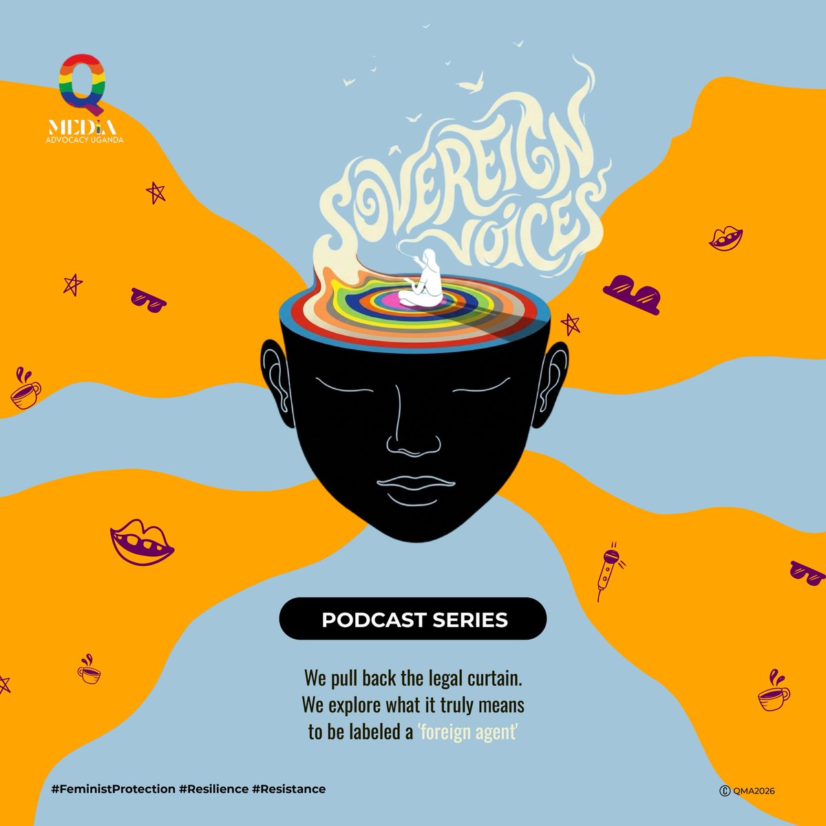 QMediaAdvocacy's tweet photo. Hey beautiful humans! If you haven’t tuned into QMA’s #SovereignVoices podcast yet, you’re missing powerful conversations on #FeministProtection #Resilience #Resistance
Click below to listen now👇🏻
Ep1: https://t.co/mBPDCTnbOi
Ep2: https://t.co/LPaodSY8p6
Don’t forget to like, comment, share, and subscribe coz the conversation continues!