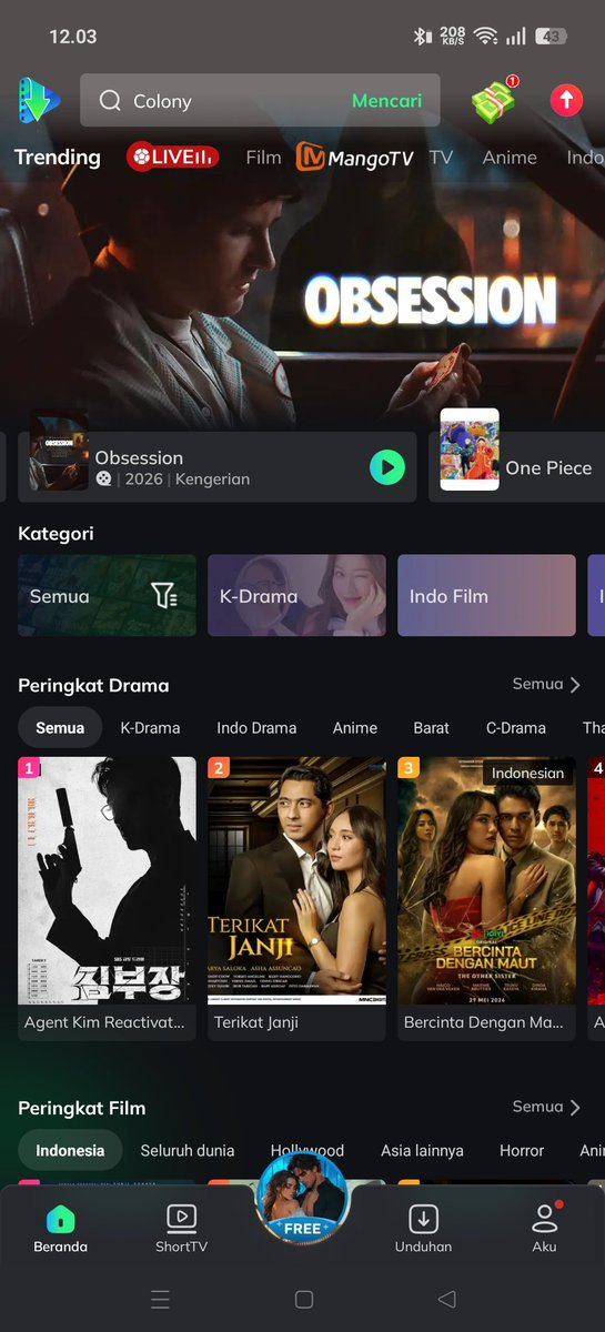 siPalingPlus62's tweet photo. Bisa di install di hp android, bisa via browser, ada subtitle , ada film indonya juga , nda perlu bayar langganan, langsung streaming 😁 spill ga?? https://t.co/wPDkSeyY1V