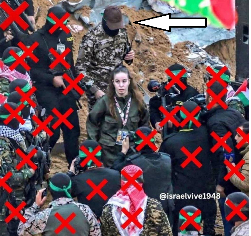 2021m2021's tweet photo. Morda se skriva pri Nataši Hamas Musar ?
Izraelska talka  Agam Berger ugrabljena 7.oktobra.
Danes je živ le še eden od njenih ugrabiteljev. https://t.co/WwEDApbY4X