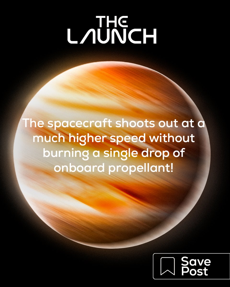 ExploreYSpace's tweet photo. Want to reach deep space without running out of fuel? Commit some cosmic theft! 🌌🚀

Engineers use a "Gravity Assist" to steal a tiny bit of a moving planet's orbital energy, slingshotting spacecraft forward at insane speeds! 🪐💨

Follow Explore Your Space Academy! #NASA https://t.co/R4DLPmp0ov