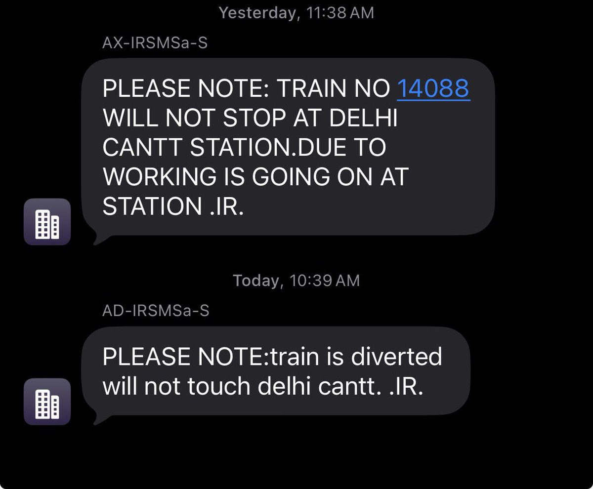 SinghRajput16's tweet photo. @RailwaySeva No resolution till now even after talking to customer 139 and i even shared my phone no and pnr with uh … again a new message popped up today morning @RailwaySeva @NWRailways @RailMinIndia https://t.co/QBqPhbp2K4