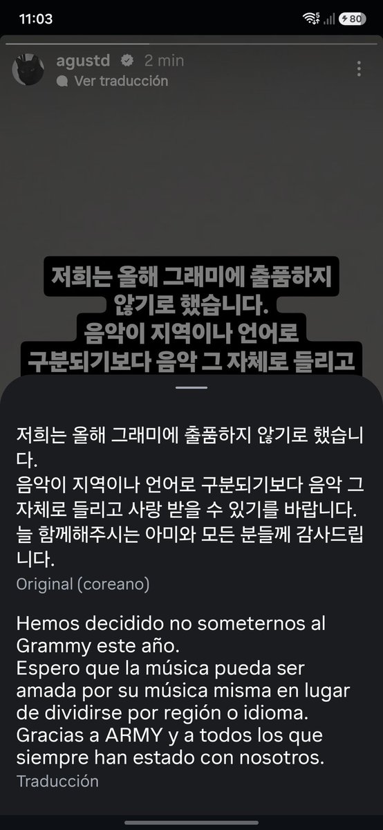 klandria's tweet photo. Omg!!! Lo que acaban de publicar los chicos de #bts en Instagram! ÉPICOOO!!! ✨️💕🇰🇷🥰✨️ #BTS #BTS_ARİRANG #btsgrammy #grammy #corea #bts https://t.co/p9E6MCV0Hf
