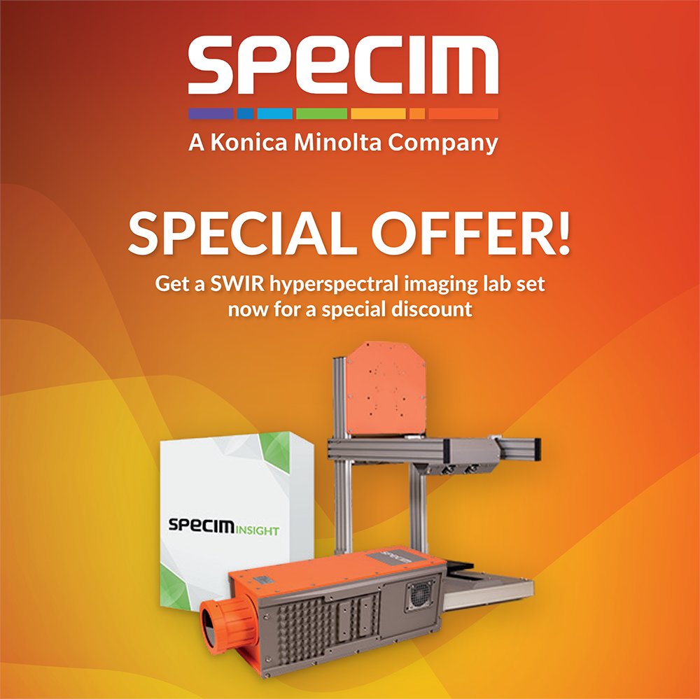 SpecimSpectral's tweet photo. 🔬 Special offer on selected SWIR hyperspectral imaging cameras &amp; lab sets.

Whether you’re expanding an existing setup or starting new research, our SWIR solutions provide a proven path to high-quality material analysis.
Offer valid until 30 Sept 2026.

https://t.co/dRrvtNSpur https://t.co/pEQ4Mq4vD4