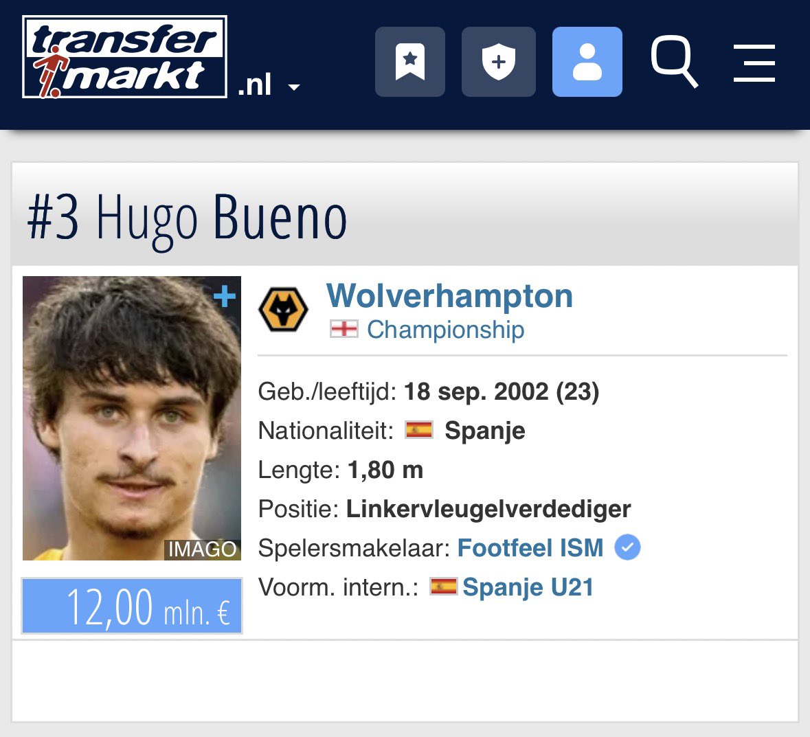 SambaBorges's tweet photo. Hugo Bueno huren + optie tot koop is toch helemaal niet zo’n slecht idee? Kent de club en heeft het in het seizoen onder Priske vaak meer dan prima gedaan. #feyenoord #bueno #wolves #rigaux https://t.co/JxgitX6m4u