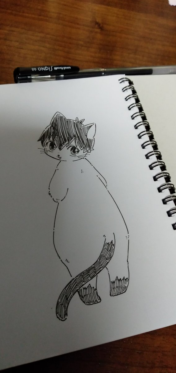 sbii41's tweet photo. 試し描きisg猫📝 https://t.co/CfW1A2bKTL