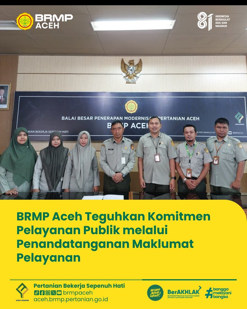 brmpaceh's tweet photo. Saleum Syedara

BRMP Aceh Teguhkan Komitmen Pelayanan Publik melalui Penandatanganan Maklumat Pelayanan

Selengkapnya:
https://t.co/Dc0TpoAcrM

#kementerianpertanian #agromodern #brmpaceh https://t.co/nNJKgcas5E