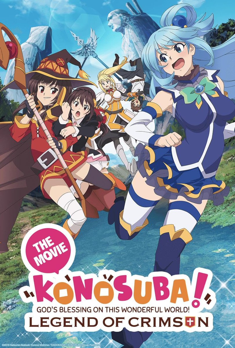 larriva_j's tweet photo. 36. Konosuba: Legend Of Crimson (🇯🇵) 

Formato: Película 
Género: Comedia/Aventura
PJ/Participante favorito: Megumin
Nota: 8.7/10 https://t.co/4q15fjpZF5
