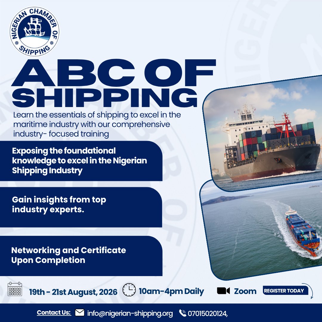 NGShipping's tweet photo. ✅ Learn from industry experts
✅ Build valuable professional connections
✅ Gain practical, industry-relevant knowledge
✅ Position yourself for new career and business opportunities

📌 Registration is now open!

🔗 Register today: https://t.co/U3w9ir20e4 https://t.co/VMEy6y0Iiw