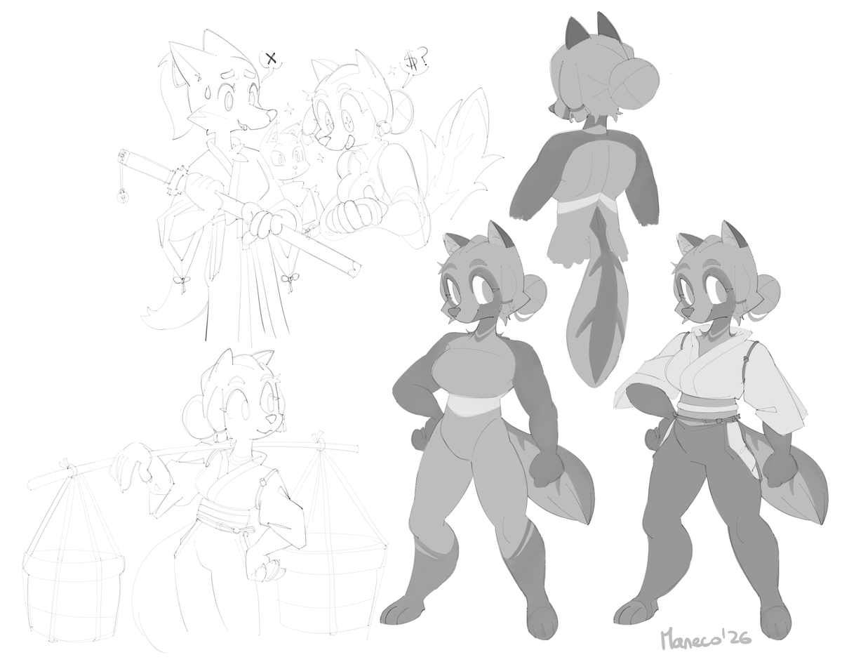 Manecoart's tweet photo. 2am tanuki merchant ramblings https://t.co/V9XNmKZMbU