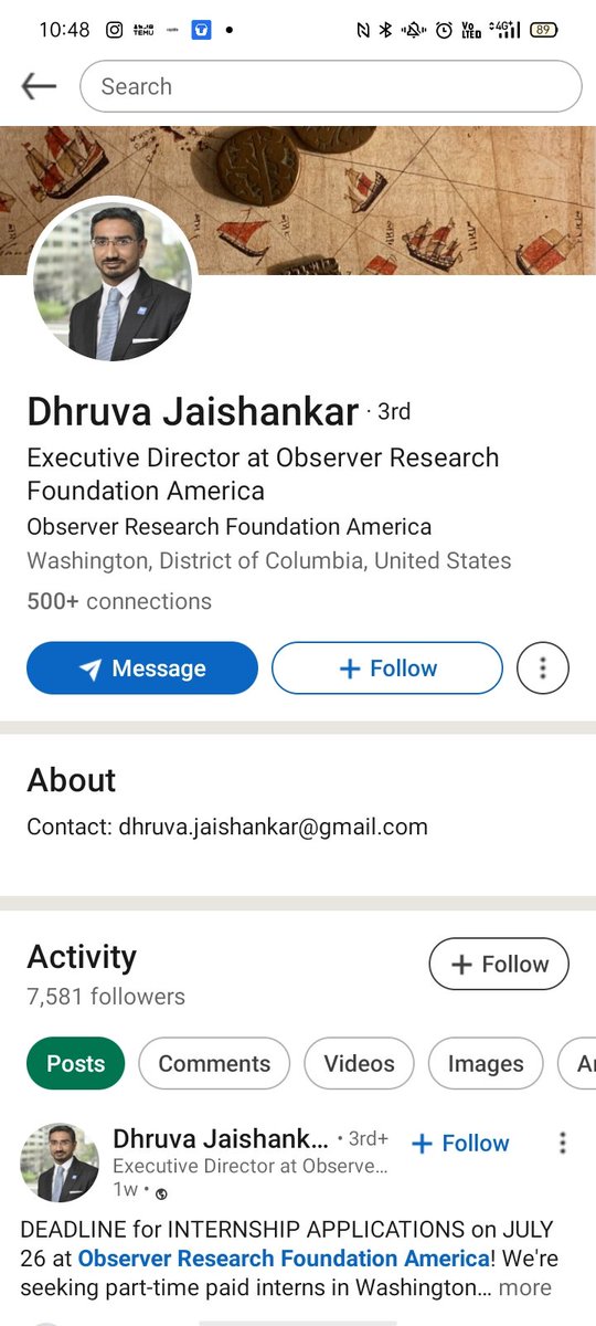 Shreyanrants's tweet photo. Lol I find it insane that so many BJP supporters still believe in Soros funding bs. Are you all trying to say S Jaishankar's own son is anti national?! 😨. Lmao https://t.co/uxiy2oDfnA