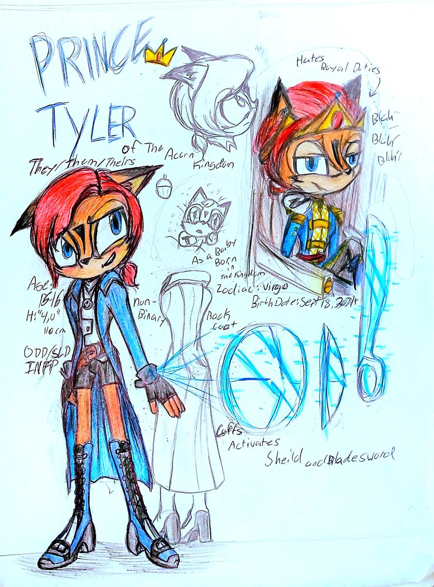 seuss_a's tweet photo. @Twinkle_Tail_uw 👸They're really Royalty 👑 
#nonbinaryoc #sonicoc #mobianoc #sketch https://t.co/QpGsZjoGRJ