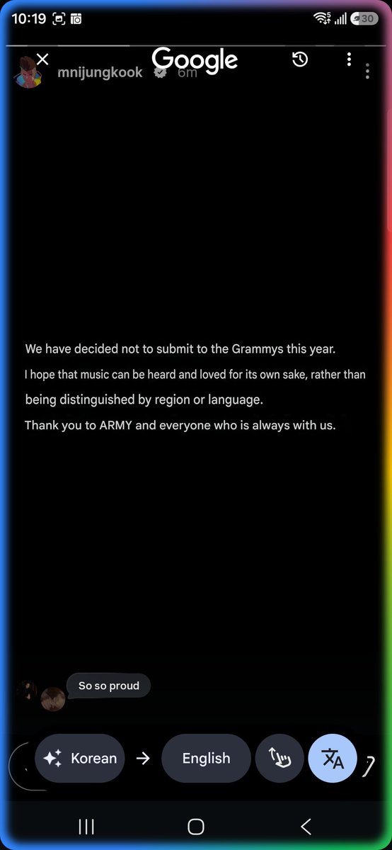 nushlez's tweet photo. BTS said FUCK YOU to the Grammys! 
Making a category for Asian artists so they can pretend that BTS aren't outselling several mainstream western artists is such a low blow. M so glad the boys said "we're over it" 👏👏👏👏👏 https://t.co/FfErjftw4F