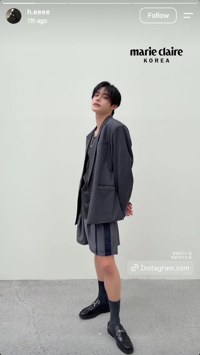 woonglostscroll's tweet photo. 260727 Marie Claire Korea magazine senior features editor posted another Instagram story of Jiwoong a few days later

"잘생겼다는 말 제일 많이 한 날"

Jiwoong's in-person visuals must really be that stunning https://t.co/1Q7UK5sjya