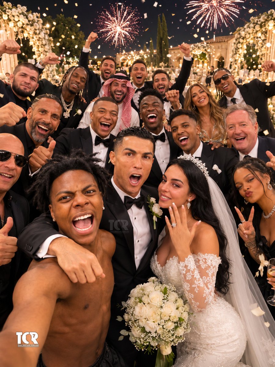 TeamCRonaldo's tweet photo. 🚨 𝗡𝗘𝗪: IShowSpeed is reportedly invited to Cristiano Ronaldo and Georgina Rodríguez wedding.

This would BREAK the internet. 😂 https://t.co/1bckxK0Kxg