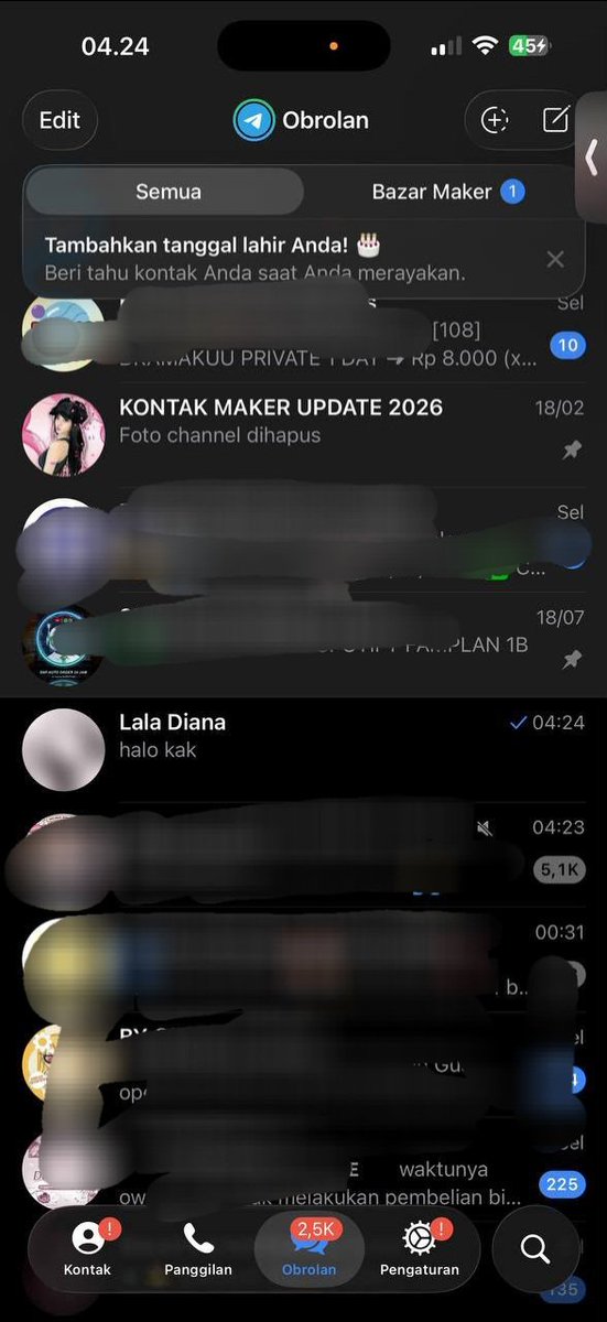 cheesetoastwell's tweet photo. Halo guys, aku mau kasih tahu kronologi sekaligus ngingetin kalian buat lebih hati-hati. Ad orang yg pakai nama Andien dan ngaku" sbg maker, bahkan ngaku kalau bot P********** itu punya dia. Awalnya aku lagi cari Grok Premium 3 bulan. Terus dia chat aku, ngaku jadi FH 
#zonauang https://t.co/qqt9Xn4Knu