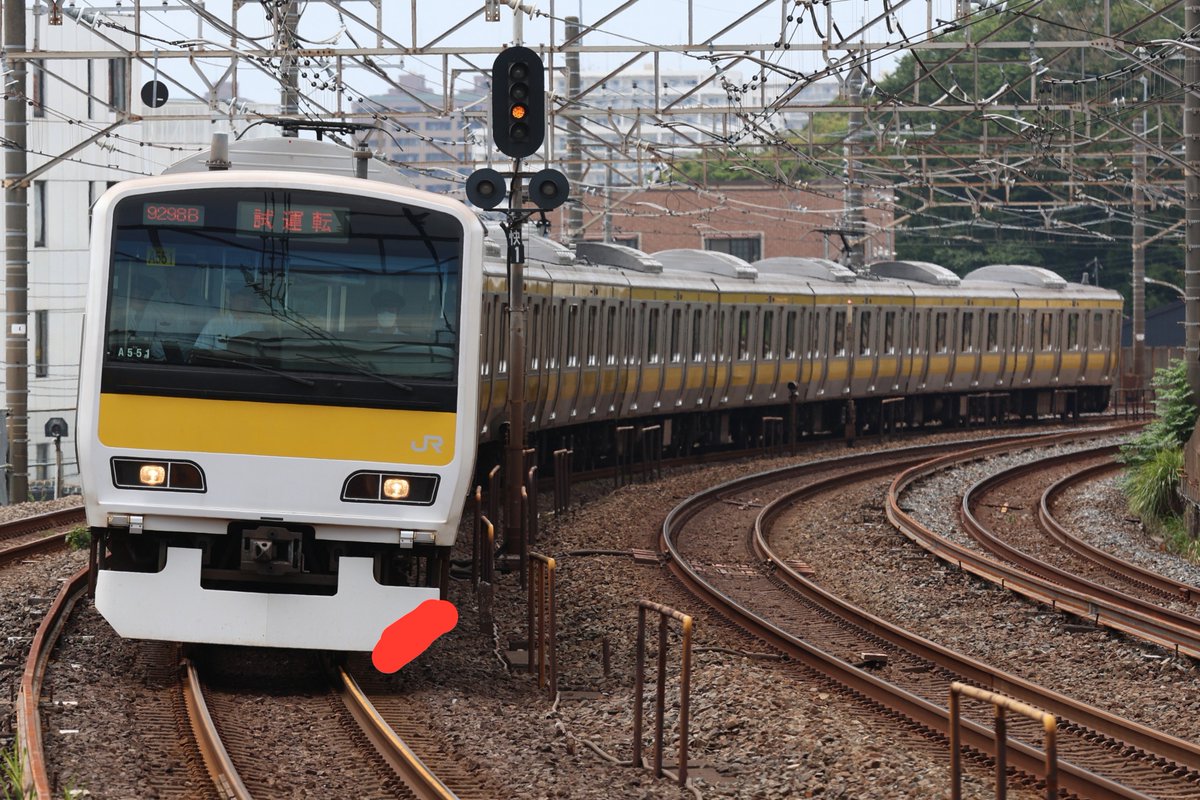 choco_cornet115's tweet photo. 7/28 津田沼乗務ベース 実説訓練
E231系ﾐﾂA551編成
試9298B
同業者の方々お疲れ様でした https://t.co/CtdgMpeDKo