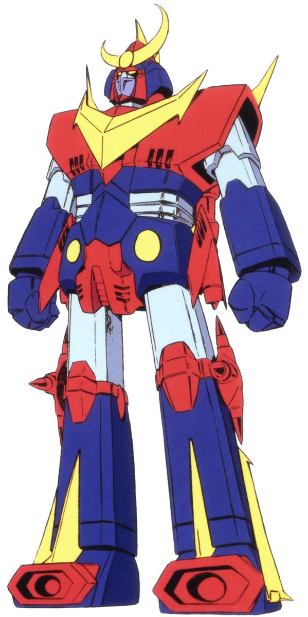 Cumgyattler_V's tweet photo. The RX-78 is clearly a descendant of the Zambot’s design, but so many people tend to ignore that aspect of the original show. How it was a transitional point, and so carried a lot of the aesthetic from that era. https://t.co/xq6KzkRf39